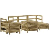  Vrtna sedežna garnitura 7-delna impregnirana trdna borovina, (21146086) | Shoptok.si