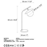 Opviq stolna lampa, crna | Eponuda.ba