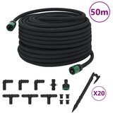  Vrtno crijevo za natapanje crno 0,6 " 50 m gumeno | shoptok.hr
