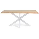 Kave Home Jedilna miza z mizno ploščo v hrastovem dekorju 90x160 cm Argo – | Shoptok.si