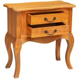  Bocni stol Prirodna 60,5 x 30 x 61 cm Čvrsto mahagonijsko drvo | shoptok.hr