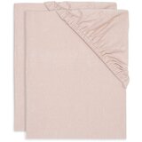 Jollein Plahta s gumicom Jersey 40/50x80/90 cm 2 kom, Wild Rose | shoptok.hr