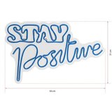 WALLXPERT dekorativna plastična led rasveta stay positive blue | ePonuda.com