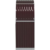  Nosilec za polena zelen 80x45x120 cm pocinkano jeklo | Shoptok.si