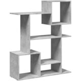  Sobna pregrada / regal za knjige sivi 92x29x112 cm drveni | shoptok.hr