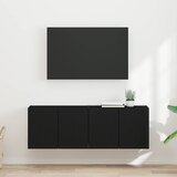 TV zidni ormar 2 pcs Crna 59,5 x 31 x 40 cm Konstruirano drvo | shoptok.hr