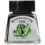 WINSOR & NEWTON Tinta za crtanje (Emerald, 14 ml, Boca) | shoptok.hr