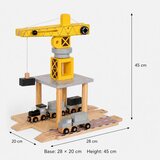 Ginger Home Dečiji drveni kran set sa vozom, kamionom i brodom ( W04A635 ) | Eponuda.com