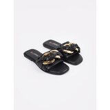 Shelvt Women's flat flip-flops black | shoptok.hr