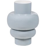WOOOD Svijetlo siva metalna vaza (visina 27 cm) Auri – Cijene