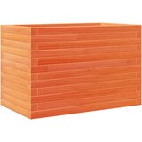 Maison Chic Vrtno cvetlično korito - Cvetlični Lonec voščeno rjavo 70x40x46 cm trdna borovina, (21788978) Cene