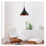 Opviq Črna viseča svetilka s kovinskim senčnikom ø 41 cm Berceste – | Shoptok.si