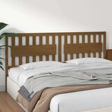  Posteljno vzglavje medeno rjavo 205,5x4x100 cm trdna borovina, (20646526) | Shoptok.si