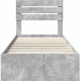  Krevetna konstrukcija s ladicama Betonski sivi 90 x 200 cm | shoptok.hr