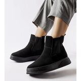 Gemre Black platform ankle boots Benilde | shoptok.hr