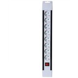 Home Produžni kabl, 8 utičnica, prekidač, 1, 0mm², 2 met - PNV 08K/WH, Bijeli | Eponuda.ba