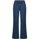 Jeans flare Denim Lyocell Straight Modra