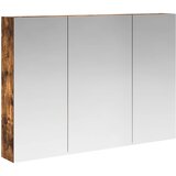  Kupaonski ormar s ogledalom Dimljeni hrast 100 x 14,5 x 70 cm | shoptok.hr