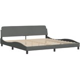  Okvir za krevet bez madraca Hanko tamnosivi 200x200 cm od tkanine | shoptok.hr
