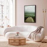  Slika - Road Across the Plains (1 Part) Vertical 40x60 U crnom drvenom okviru | shoptok.hr