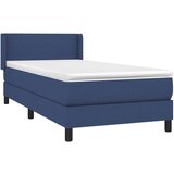  Krevet s oprugama i madracem plavi 80x200 cm od tkanine | shoptok.hr