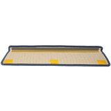  Prostirke za stepenice 30 kom 65x21x4 cm svijetlo sive i plave pravokutne rubove | Eponuda.com