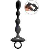 Anos Flexible Anal Beads with Jumping Vibrations Black Cijene