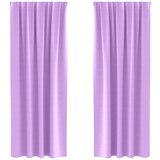  Zavjese za blackout s prstenovima 2 pcs Ljubičasta 245 x 140 cm | shoptok.hr