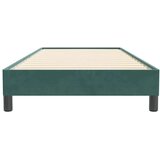 Box spring postelja brez vzmetnico temno zelena 80x220 cm žamet, (21792099) | Shoptok.si