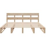  Okvir kreveta bez madraca 200 x 200 cm od masivne borovine | shoptok.hr