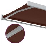 Tenda na ručno uvlačenje smeđa 450 x 300 cm | shoptok.hr
