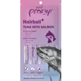 poslastica za mačke Hairball od tune i lososa 4x14 g