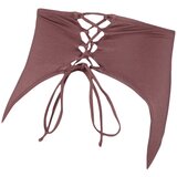 Trendyol Brown Tie Detailed High Waist Bikini Bottom | shoptok.hr