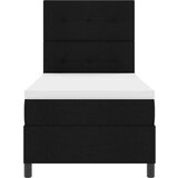  Posteljni okvir z vzmetnico Črn Tkanina 90 x 200 cm Posteljnina, (22067415) | Shoptok.si