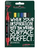 Marker AKRILNI OBOSTRANI MULTI FABER CASTELL 186003/6BOJA BLISTER | shoptok.hr