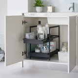 YAMAZAKI Crna metalna dodatna kuhinjska polica 30x42 cm Tower – | shoptok.hr