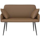  Dvosjed s metalnim nogama 2-sjedalo Boja cappuccina | shoptok.hr
