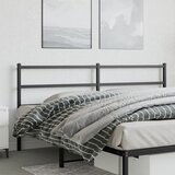 vidaXL Metalno uzglavlje crno 200 cm | shoptok.hr
