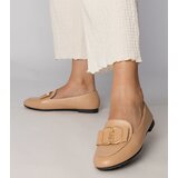 Gemre Cream women's loafers with a gold decoration Frada Cijene