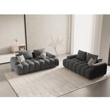 Cosmopolitan Design Siva žametna sedežna garnitura 200 cm Linz – | Shoptok.si