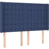  Krevet box spring s madracem LED plavi 140x200 cm od tkanine | shoptok.hr