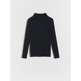 Reserved - Rebrasti džemper - crno | shoptok.hr