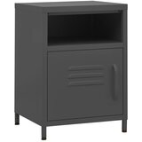 Furnova Nočna omarica antracitna 35x35x51 cm jeklo, (21927405) | Shoptok.si