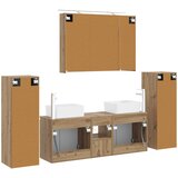  Set namještaja za kupaonicu 6 kom. Hrast artisan | shoptok.hr