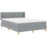  Krevet s opruga kutije Svijetlo siva 200 x 160 cm tkanina | shoptok.hr