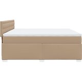  box spring s madracem cappuccino 200x200cm umjetna koža | shoptok.hr