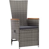  7-dijelni vrtni blagovaonski set s jastucima sivi | shoptok.hr