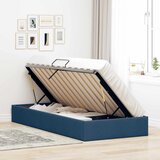  Otomanski krevet s pohranom Plava 90 x 190 cm tkanina | shoptok.hr