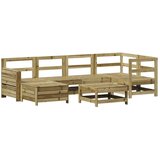  Vrtna sedežna garnitura 7-delna impregnirana trdna borovina, (21145917) | Shoptok.si