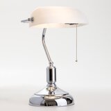  Brilagi - Stona lampa BANK OFFICE 1xE27/60W/230V sjajni hrom/bela | Eponuda.com